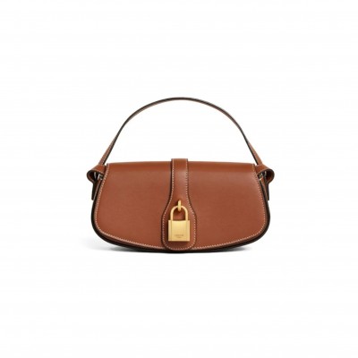 CELINE CLUTCH ON STRAP TABOU IN TRIOMPH SMOOTH COWHIDE 10I593DQ1.04LU (18*8*5cm)